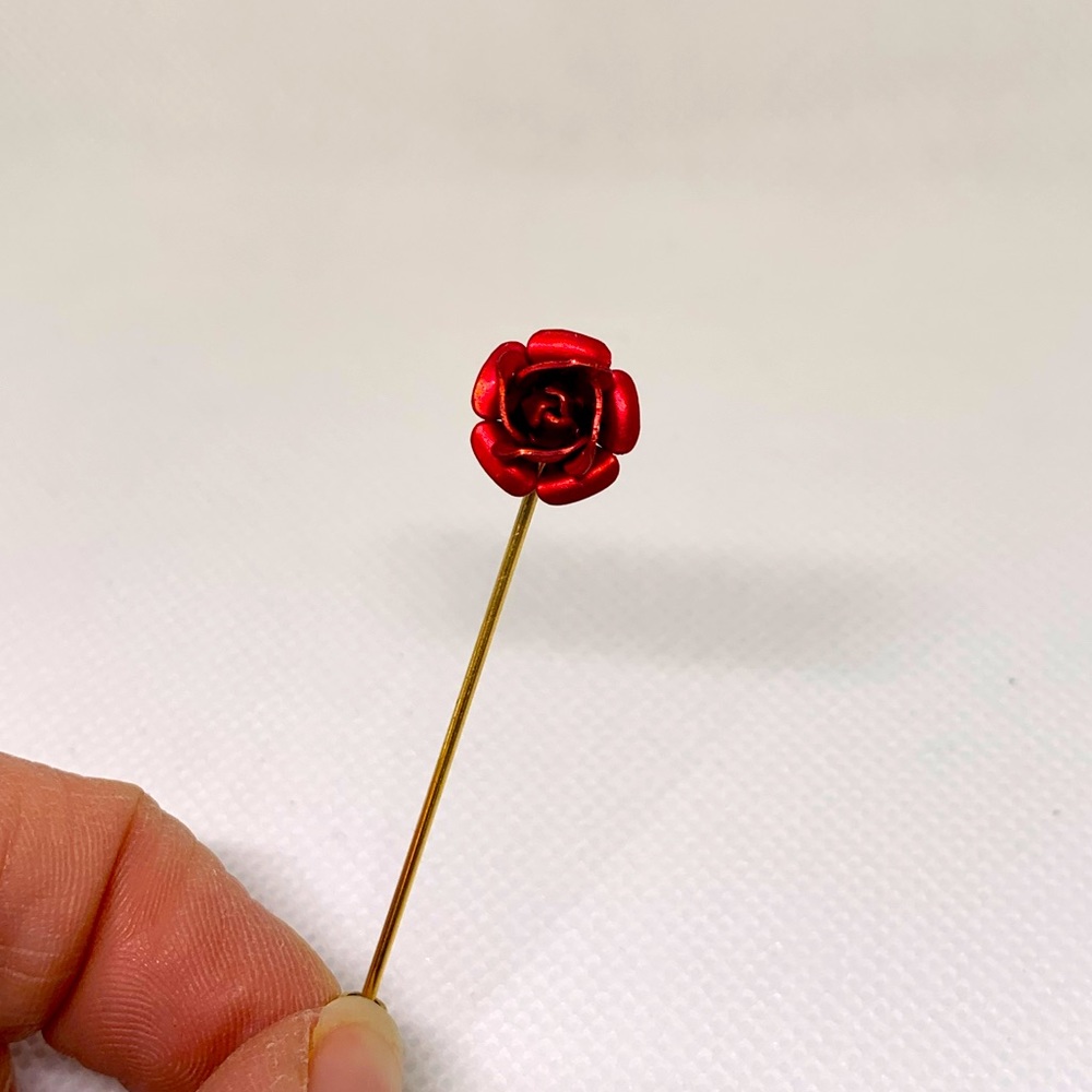Vintage Rose Stick Pin